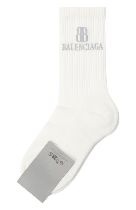 Женские хлопковые носки BALENCIAGA, арт. 835497/4F1B5