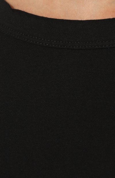 Хлопковый лонгслив RICK OWENS черного цвета по цене 32800 руб., арт. RP01C5202/RD, фото 5 Хлопковый лонгслив RICK OWENS, арт. RP01C5202/RD, фото 5