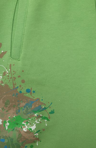 Хлопковые шорты MSGM KIDS, арт. MS029552, фото 3