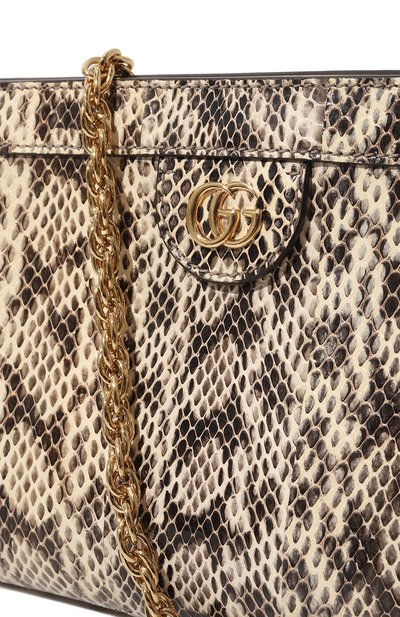 Сумка ophidia small из кожи змеи GUCCI, арт. 503877 LOO0G, фото 3