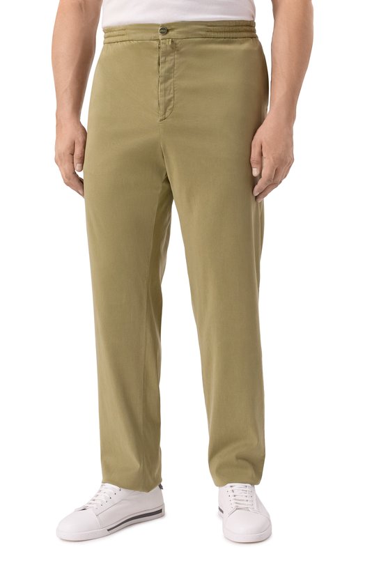 Брюки Kiton UPLACK0606F09/52 Хаки  UPLACK0606F09/52 Фото 3