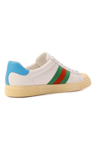 Кожаные кеды ace GUCCI, арт. 795784/AADQS, фото 5