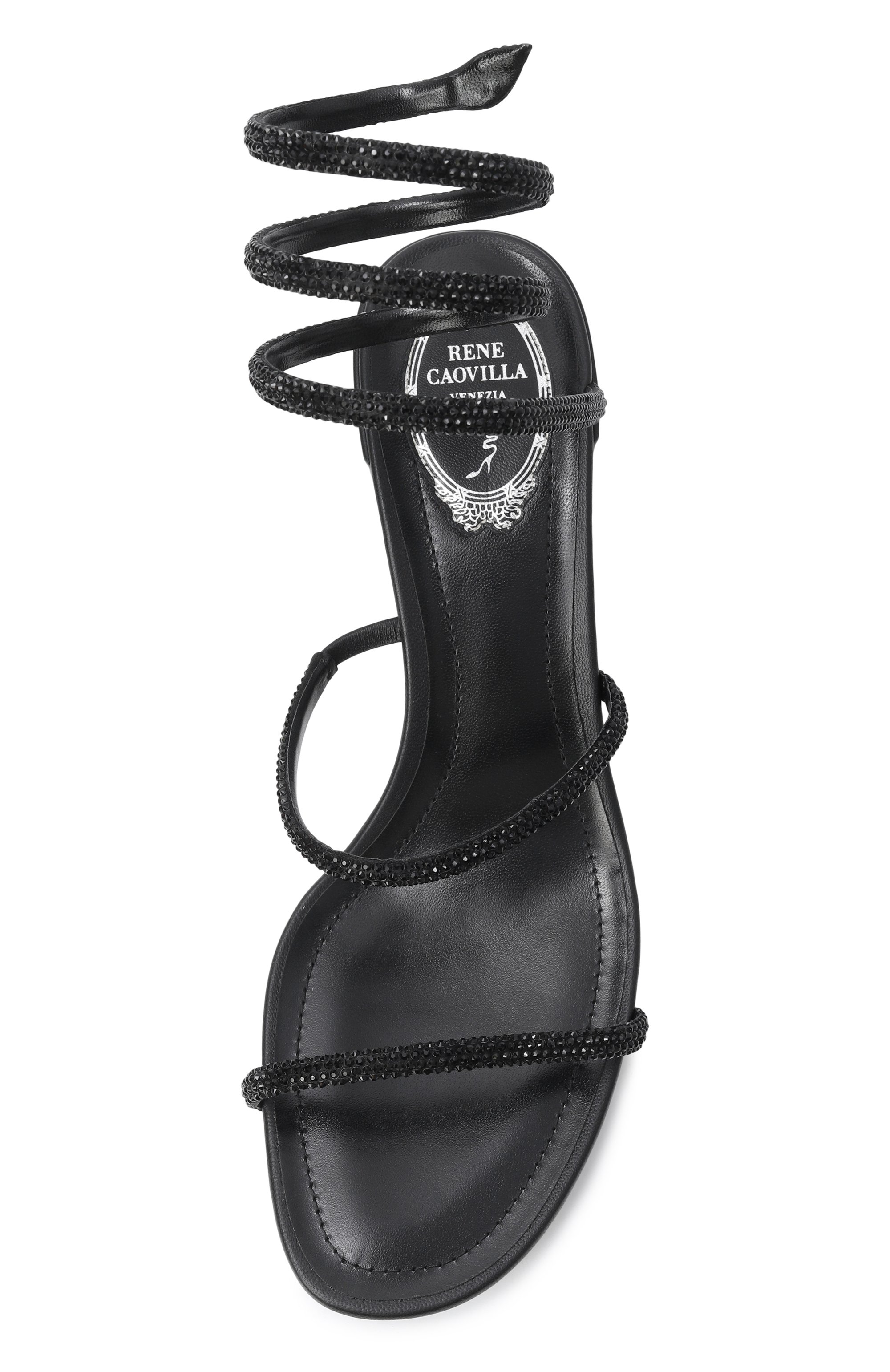 Текстильные босоножки cleo 40 RENE CAOVILLA, арт. C12798-040/RN01, фото 6