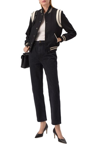 Шерстяной бомбер SAINT LAURENT, арт. 376283/Y180W, фото 2