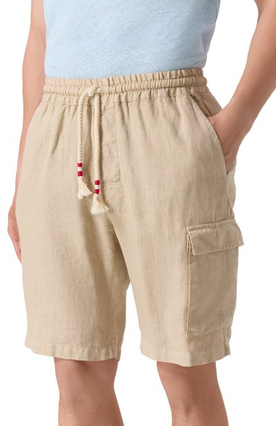 Льняные шорты MC2 SAINT BARTH, арт. STBM MARSEILLE/00275H, фото 3