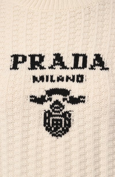 Кашемировый свитер PRADA, арт. P24M2L-10F0-F0009-212, фото 5