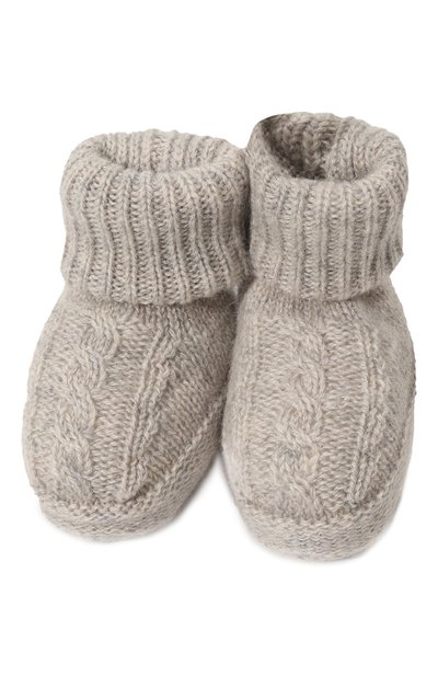 Кашемировые пинетки BABY T, арт. 23AIC803SA, фото 4