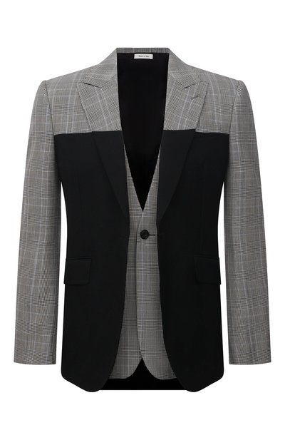 Шерстяной пиджак ALEXANDER MCQUEEN, арт. 659161/QRU13, фото 1