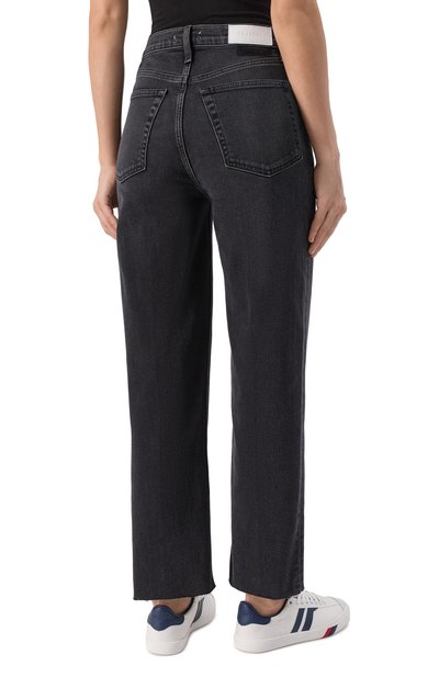 Джинсы the 70s RE/DONE, арт. 165-3WSTV27/FADED C0AL WITH RIPS, фото 4