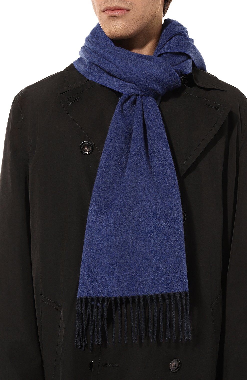 Двусторонний шарф из кашемира KITON, арт. USCIACXC1023, фото 2