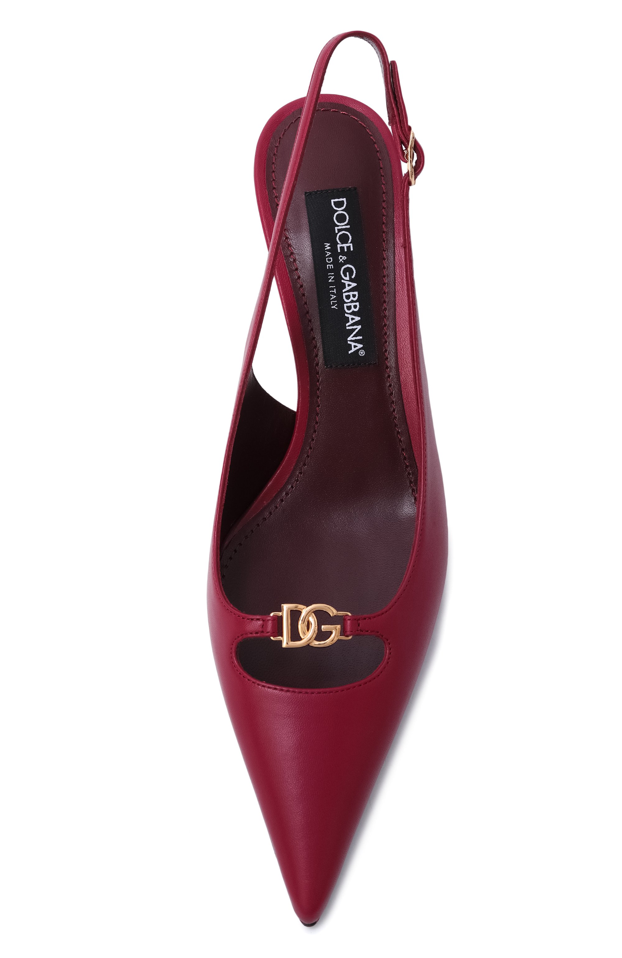 Кожаные туфли lollo 60 DOLCE & GABBANA, арт. CG0796/A1953, фото 6