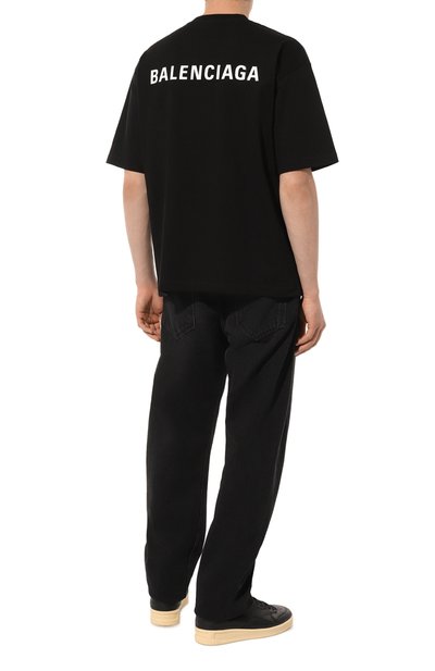 Хлопковая футболка BALENCIAGA, арт. 612966 TIVG5, фото 2