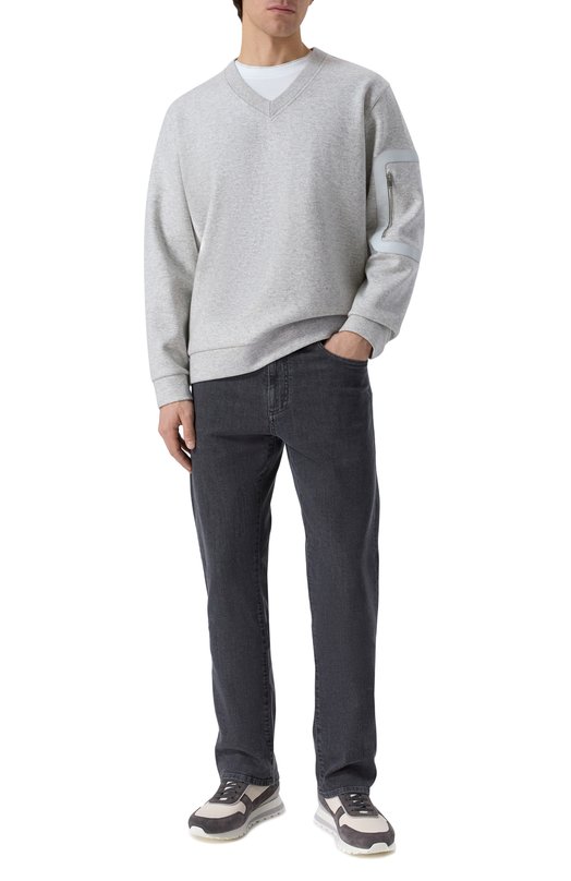 Свитшот из шерсти и кашемира MVST M25.1PM.H002/15951 Серый  M25.1PM.H002/15951 Фото 2