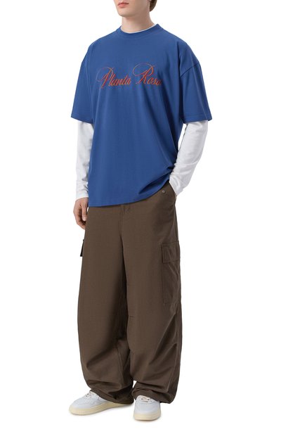 Хлопковая футболка PLANTA ROSA, арт. PR/T01/ITALIC-RED/250, фото 2