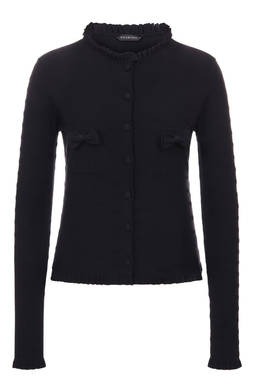 Кардиган из вискозы Balenciaga 850038/T5234 Чёрный 850038/T5234