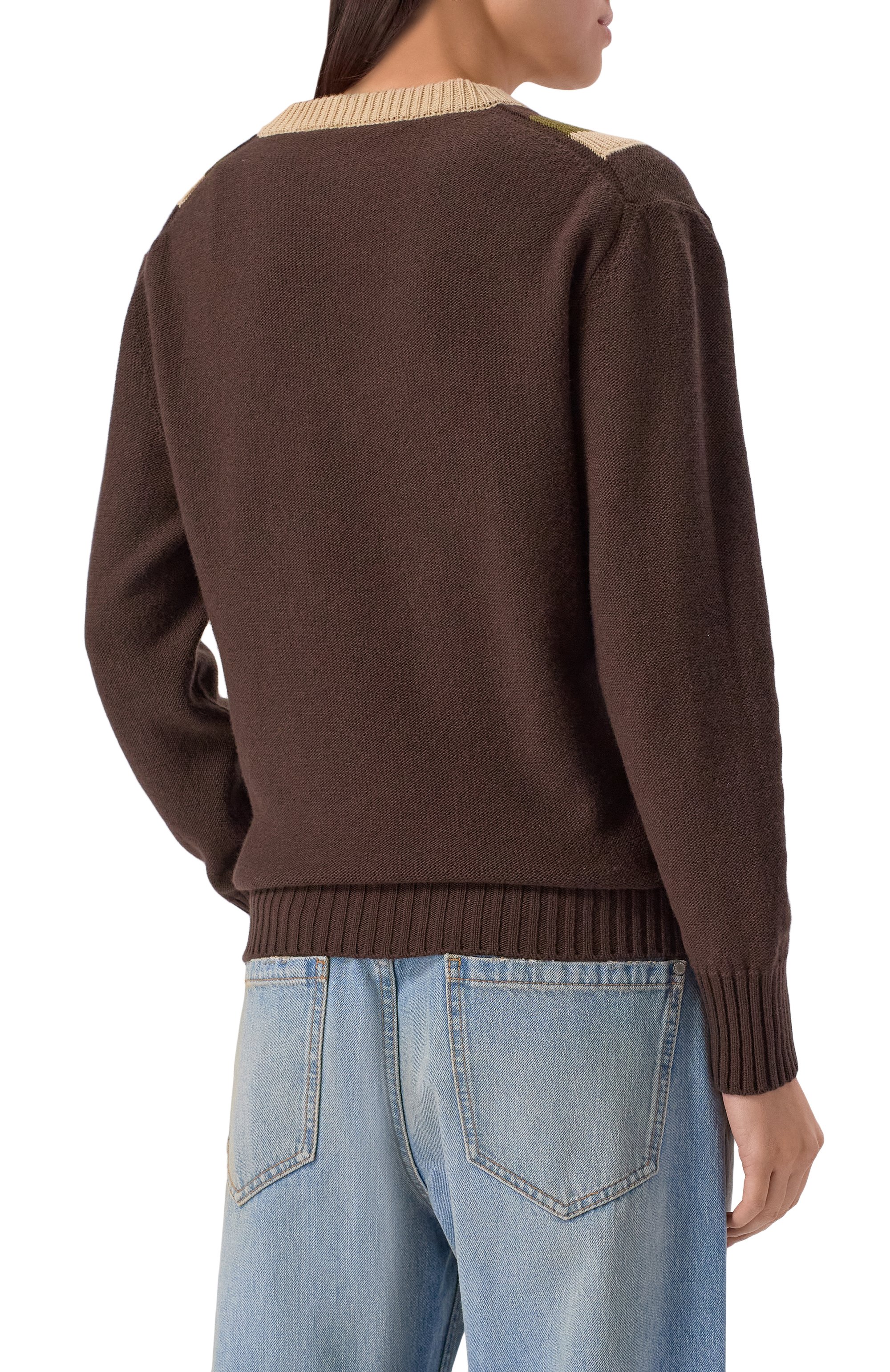 Шерстяной пуловер VALENTINO, арт. 7B0KC69L/9SW, фото 4