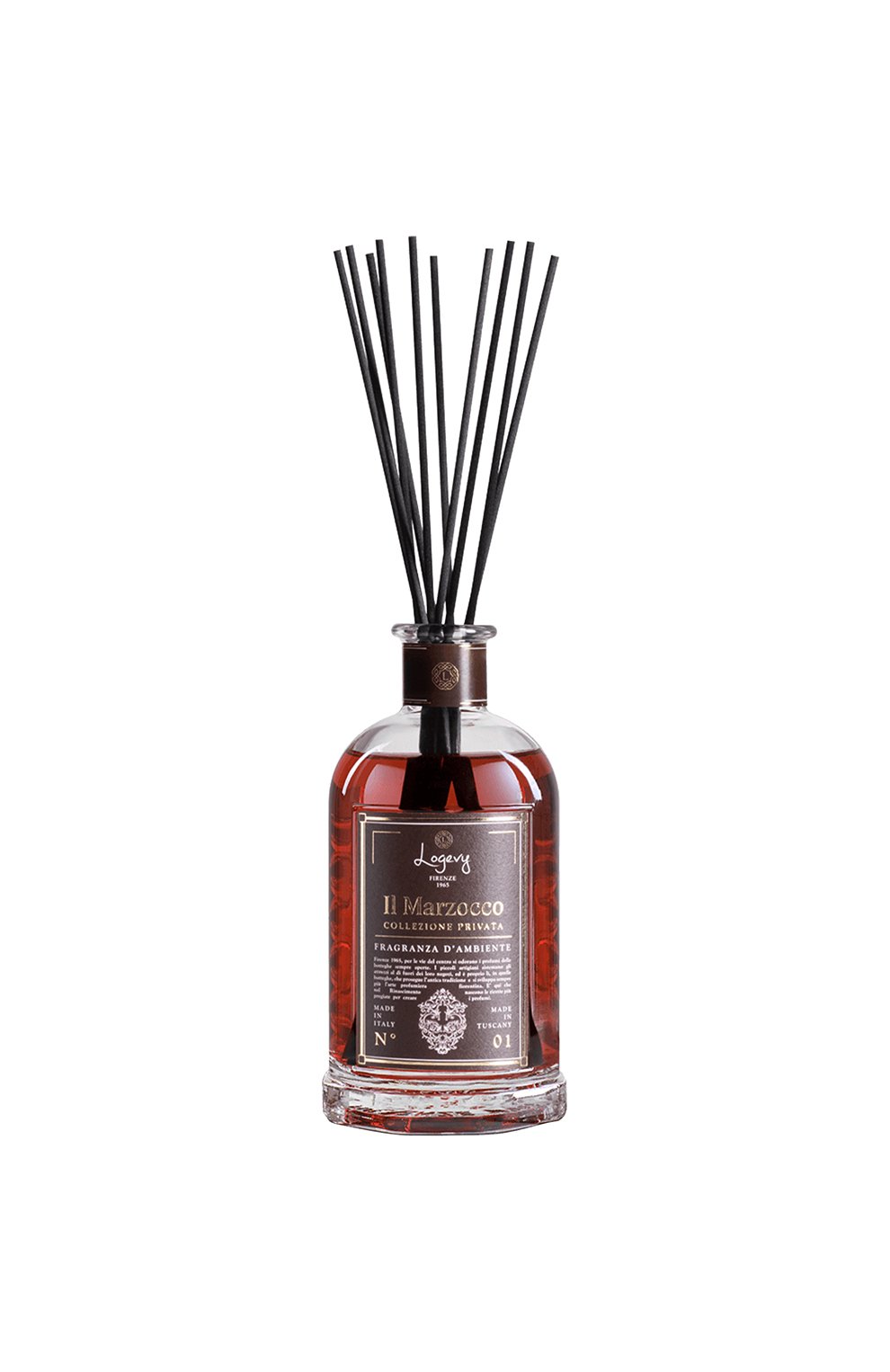 Диффузор с палочками collezione privata il marzocco / "мардзокко" (500ml) LOGEVY FIRENZE 1965, арт. 8050519373548, фото 2