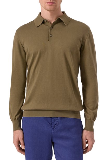 Хлопковое поло KITON, арт. UMKXX35K320, фото 3