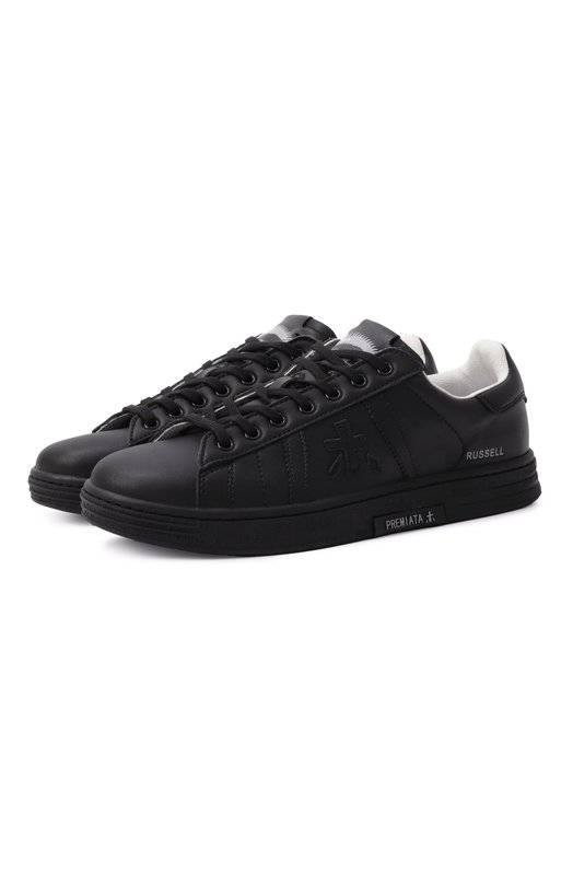Кожаные кеды Russel Premiata RUSSELL/VAR 6068 Чёрный RUSSELL/VAR 6068