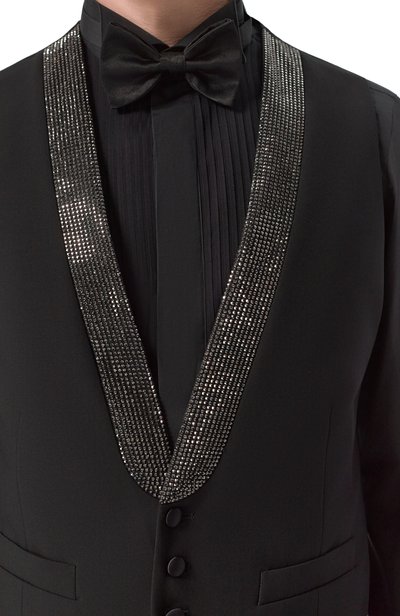 Жилет с отделкой стразами GIORGIO ARMANI, арт. GM004583/TE10043, фото 5
