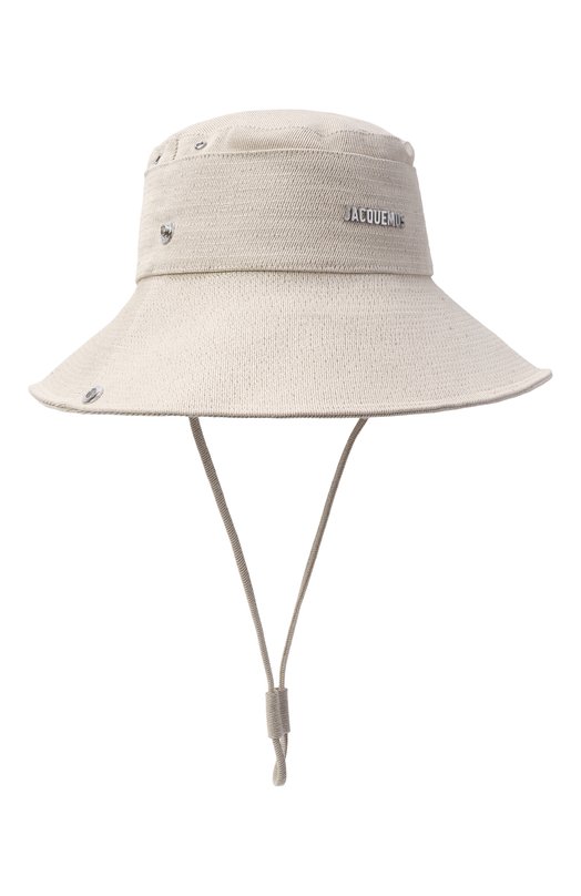 Хлопковая панама Jacquemus 25EACU00721/AW00595 Кремовый 25EACU00721/AW00595