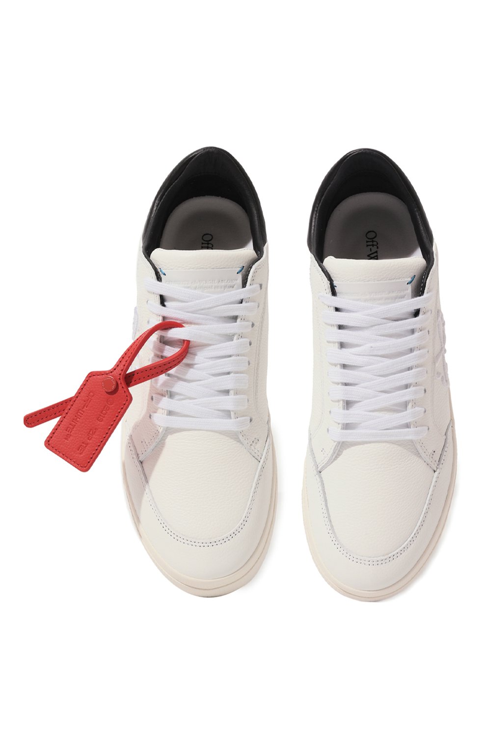 Кожаные кеды new low vulcanized OFF-WHITE, арт. 0MIA293S24LEA001, фото 6