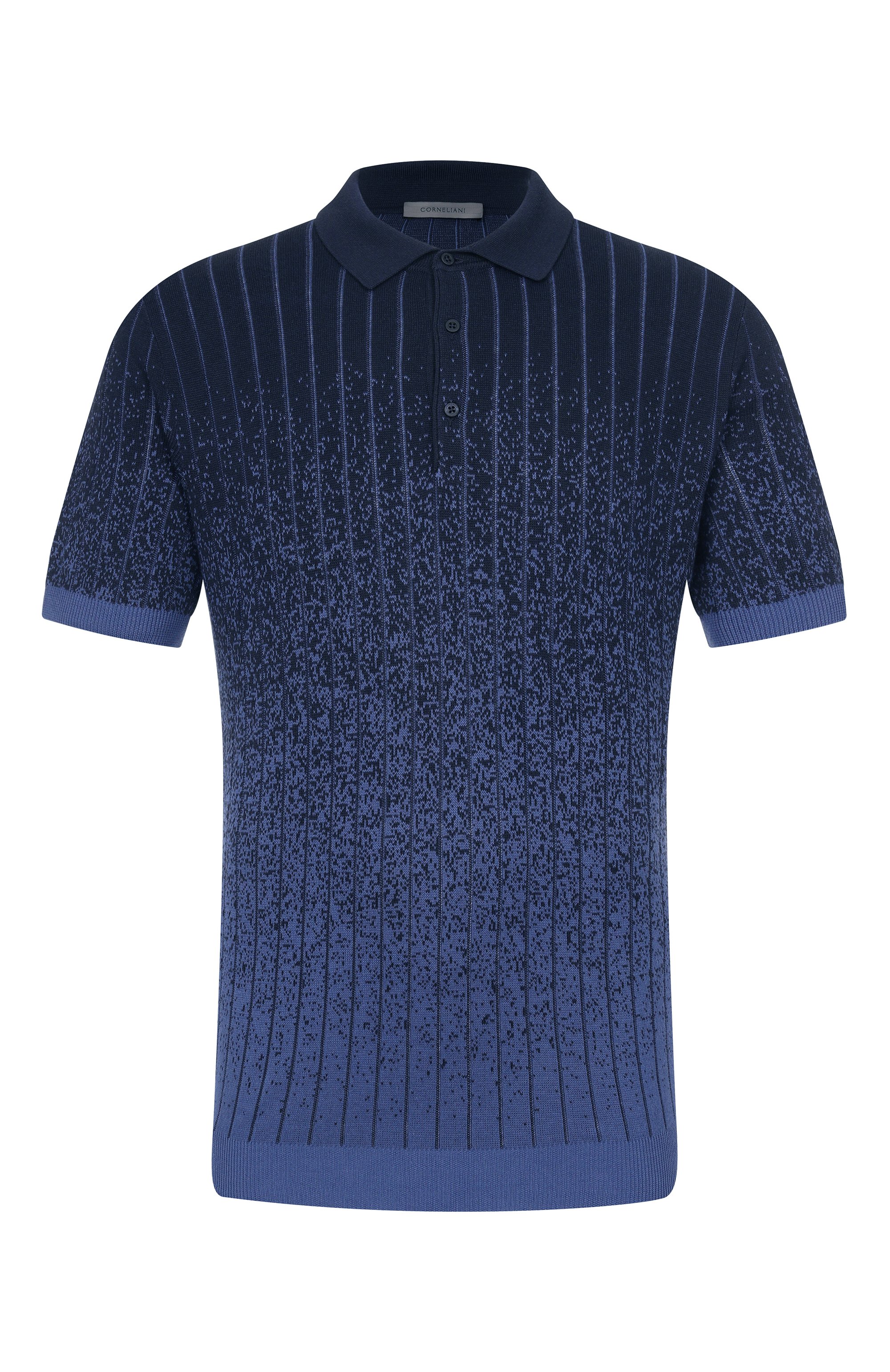 Поло из хлопка и шелка CORNELIANI, арт. 27M551/2725100, фото 1