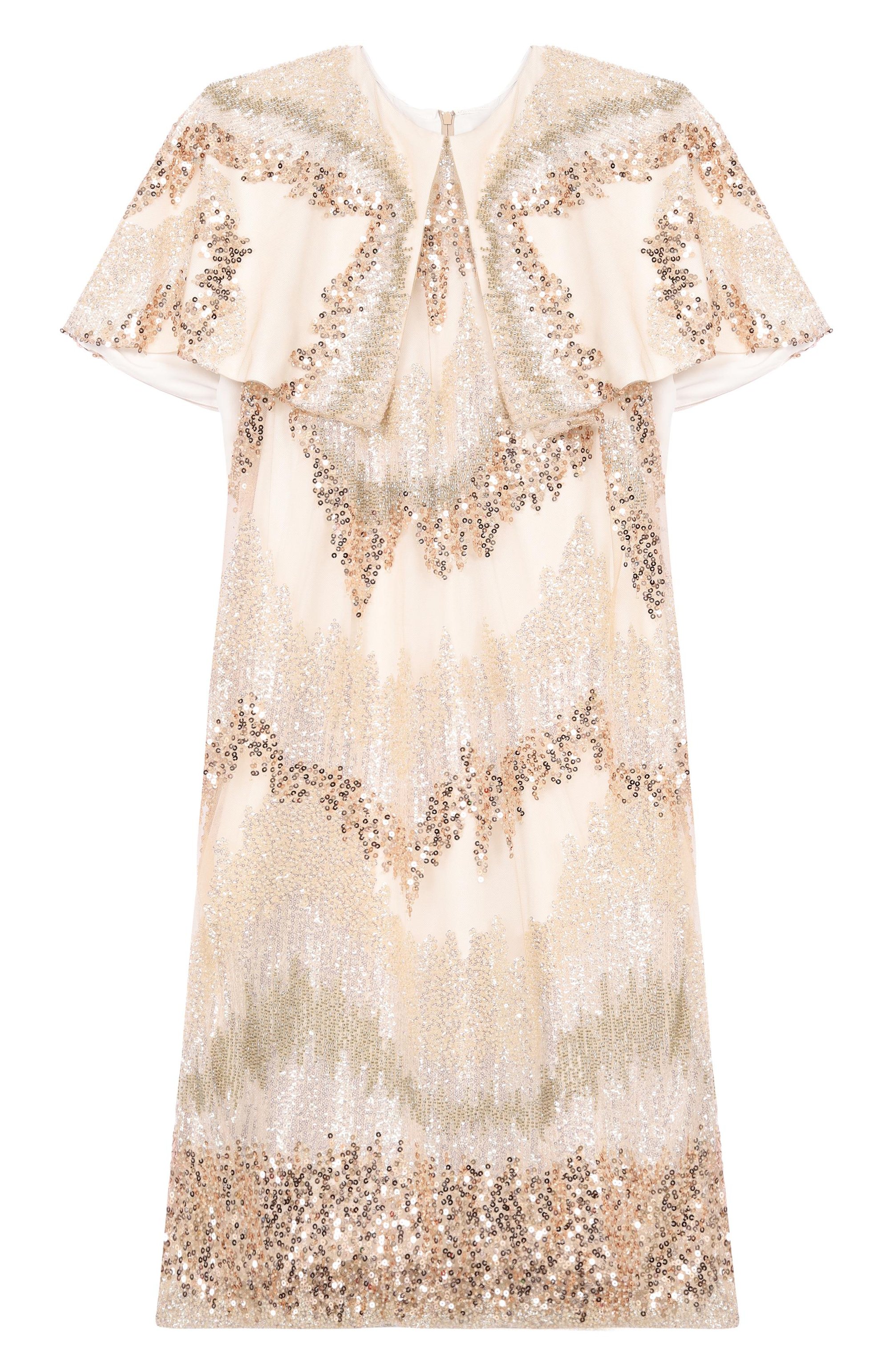 Платье MISSONI золотого цвета по цене 73950 руб., арт. MY1C81/T0101_001, фото 1 Платье MISSONI, арт. MY1C81/T0101_001, фото 1