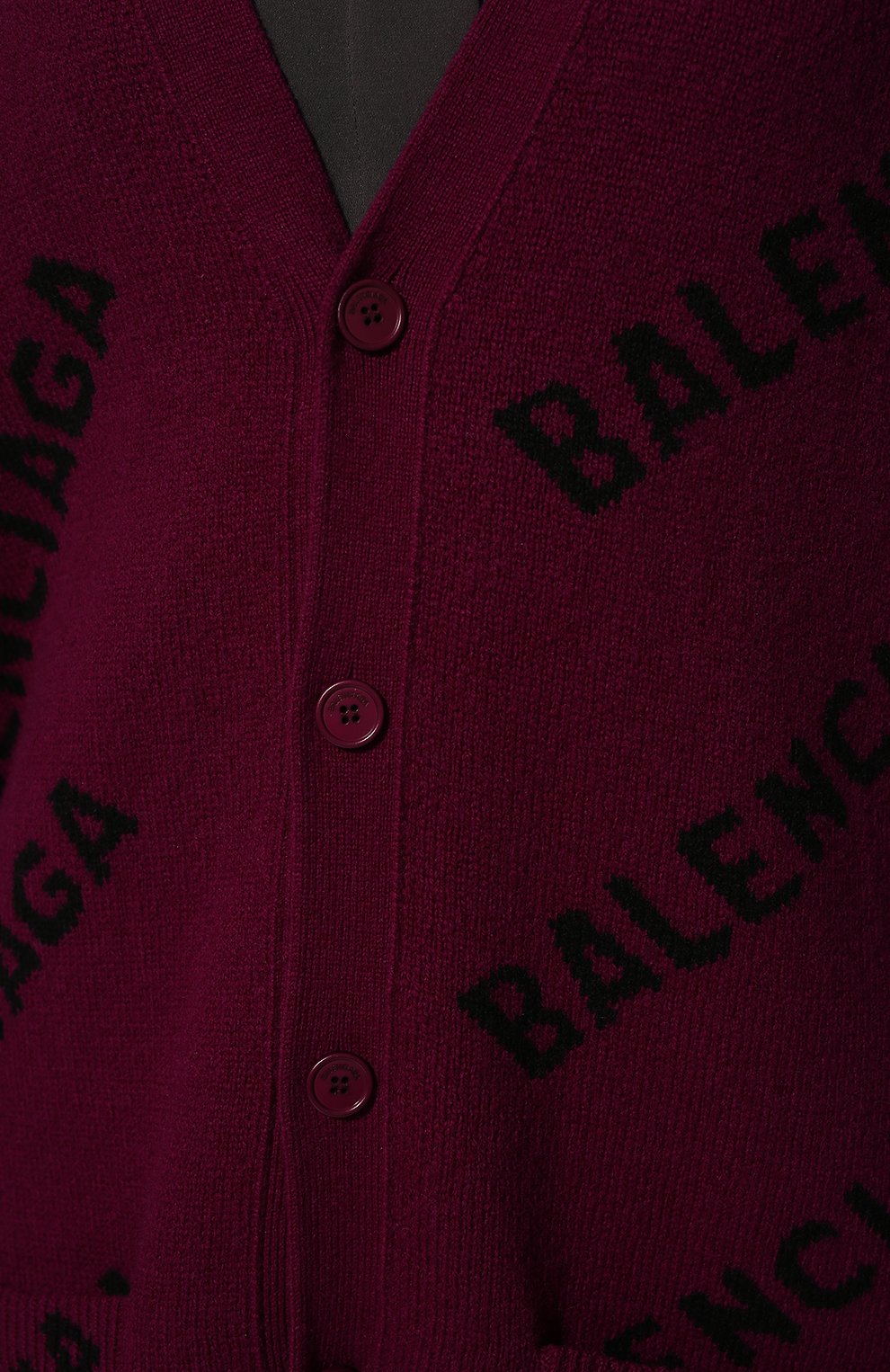 Шерстяной кардиган BALENCIAGA фиолетового цвета по цене 130500 руб., арт. 659676/T1567, фото 5 Шерстяной кардиган BALENCIAGA, арт. 659676/T1567, фото 5