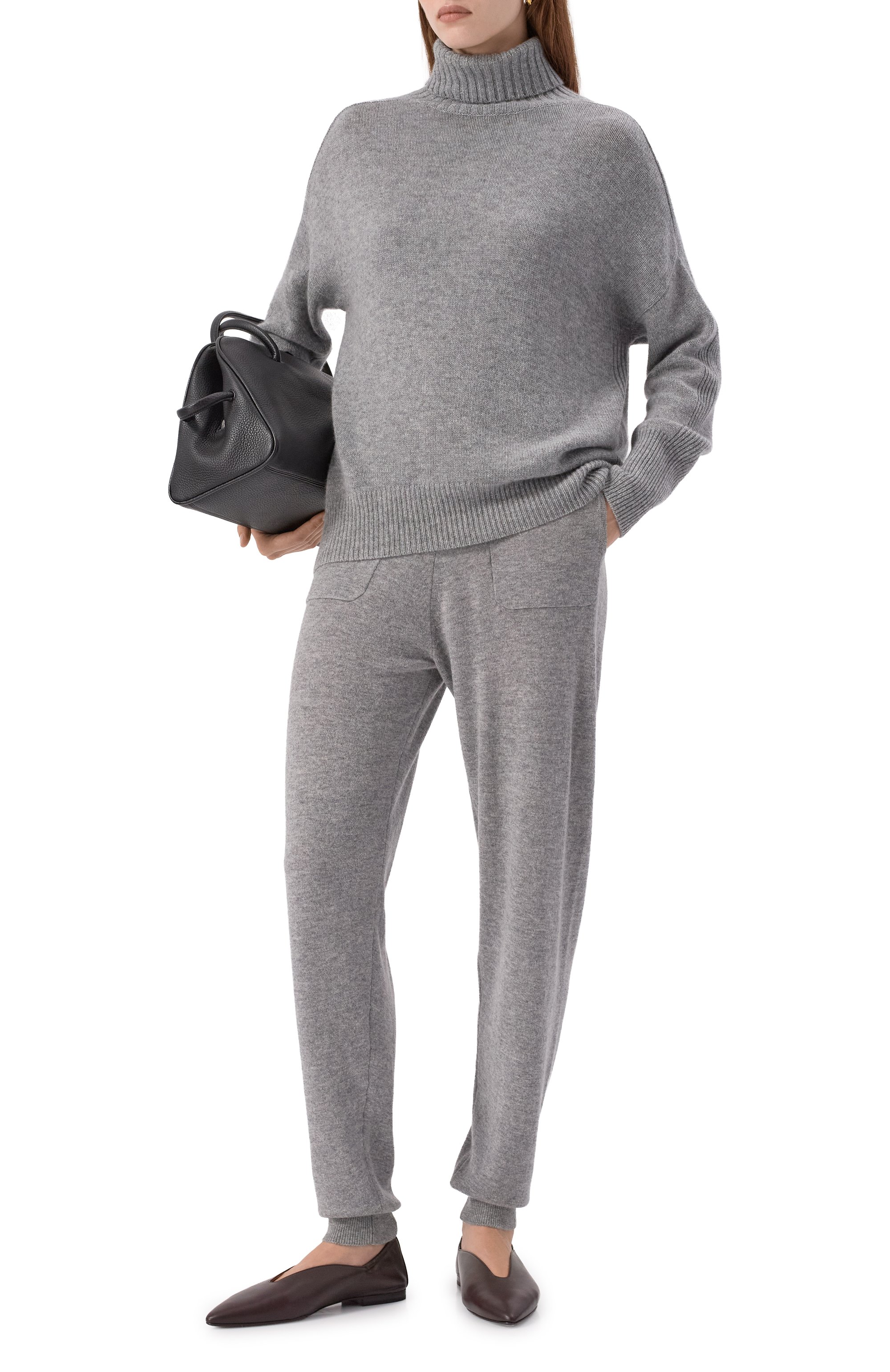 Джоггеры из шерсти и кашемира ALLUDE, арт. 255/17708, фото 2