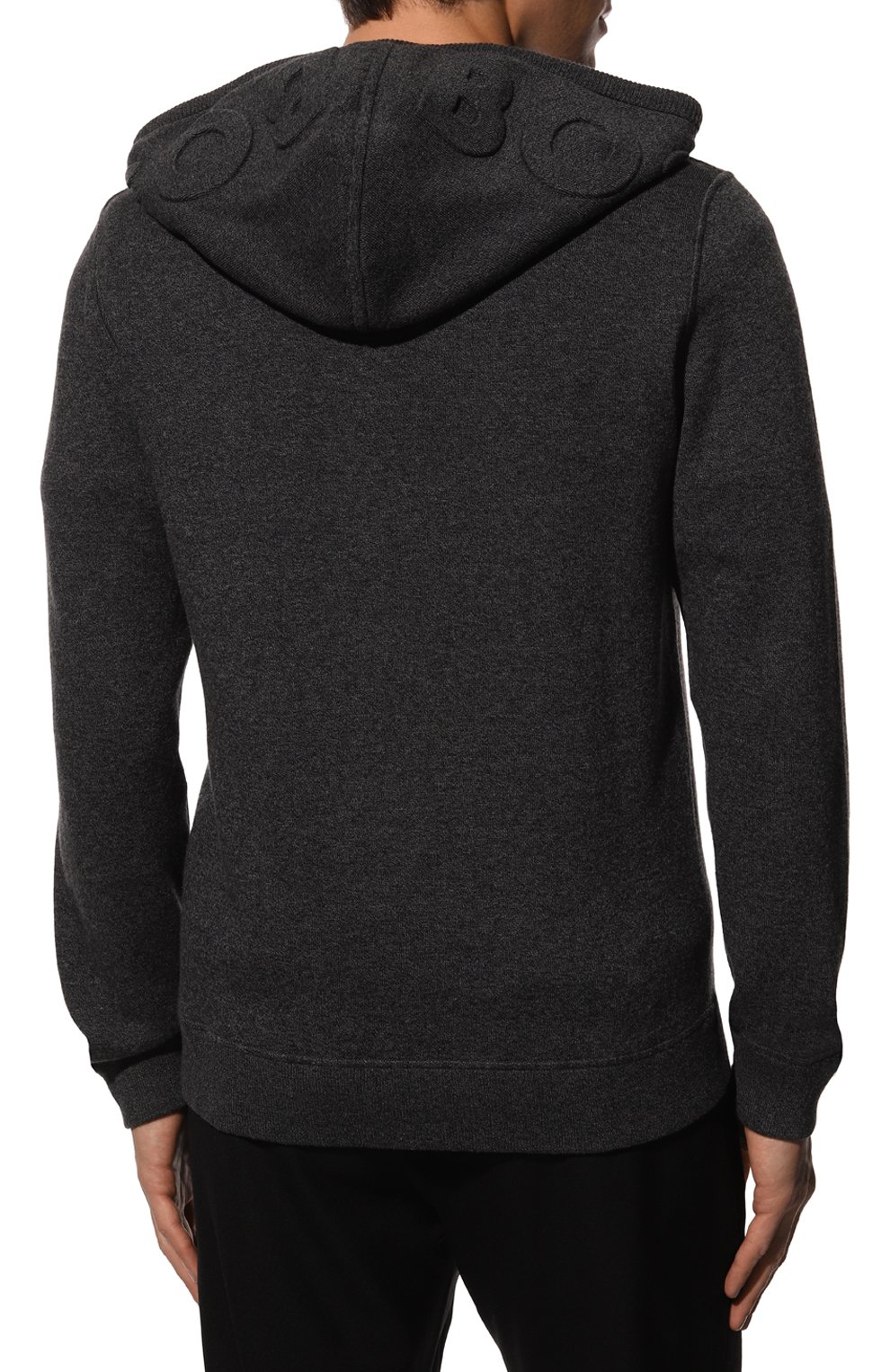 Худи из хлопка и шерсти BOSS, арт. 50482648, фото 4