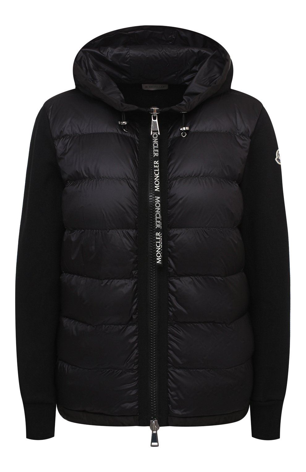 Утепленная толстовка MONCLER черного цвета по цене 95400 руб., арт. F2-093-8G503-00-V8053, фото 1 Утепленная толстовка MONCLER, арт. F2-093-8G503-00-V8053, фото 1
