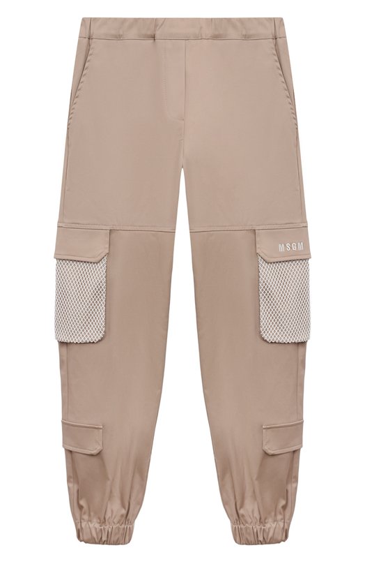 

Брюки-карго MSGM kids, Бежевый