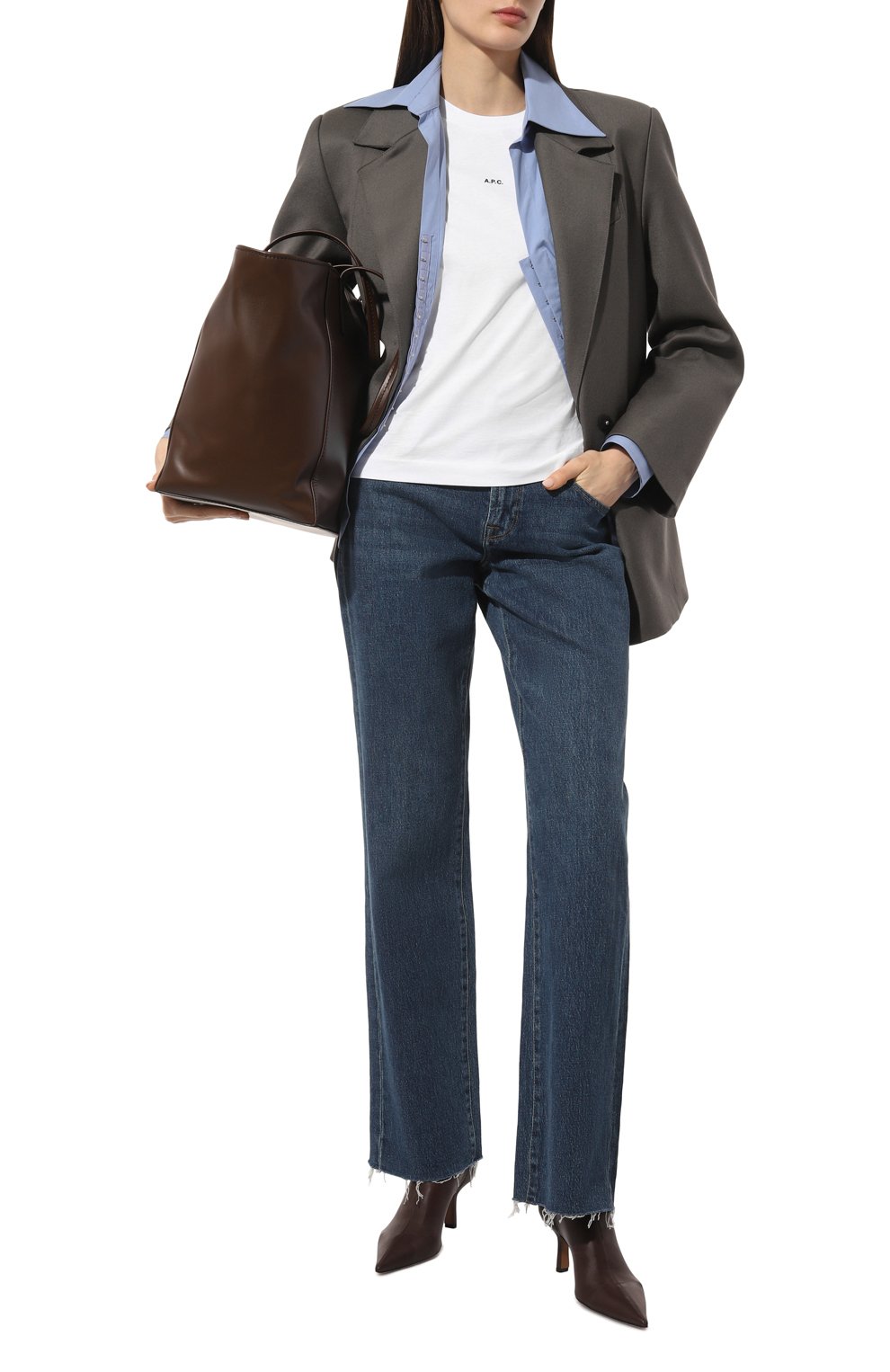 Хлопковая футболка A.P.C., арт. C0EI0-F26937, фото 2