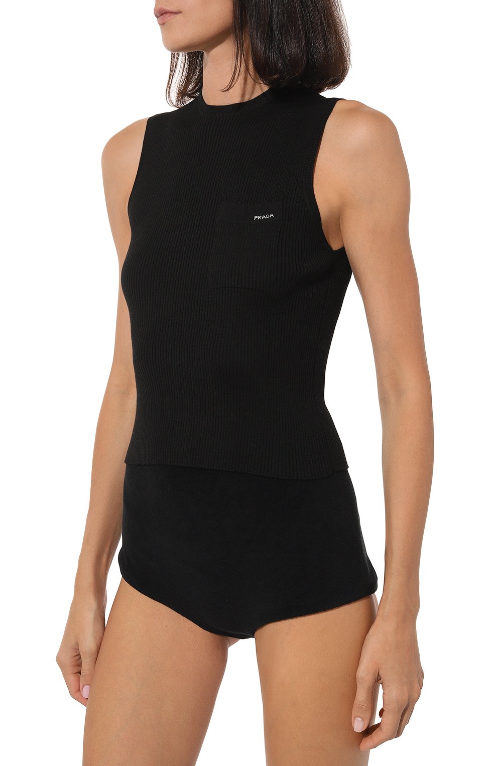 Топ из шерсти и шелка PRADA, арт. P29901-1XA3-F0002-202, фото 3