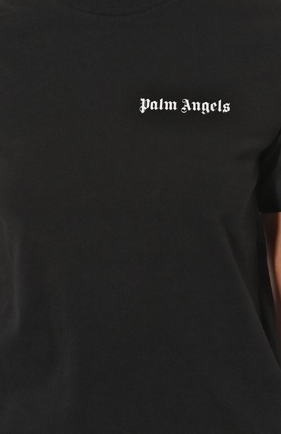 Хлопковая футболка PALM ANGELS, арт. PWAA044C99JER0021001, фото 5