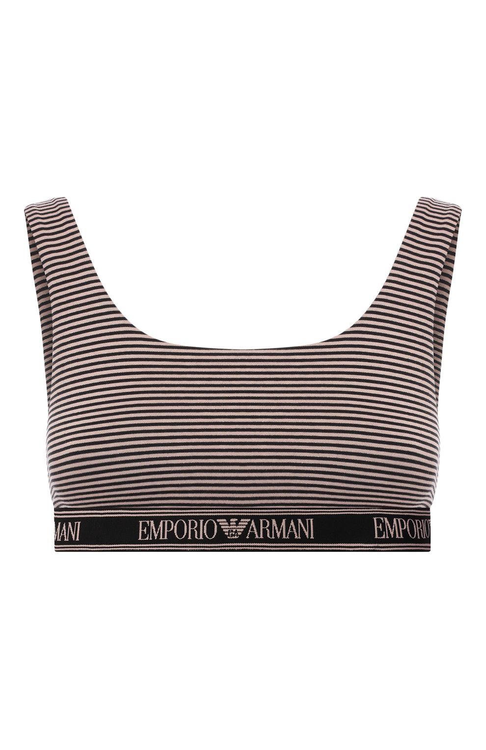 Бра-топ EMPORIO ARMANI бежевого цвета по цене 5995 руб., арт. 164232/1A219, фото 1 Бра-топ EMPORIO ARMANI, арт. 164232/1A219, фото 1