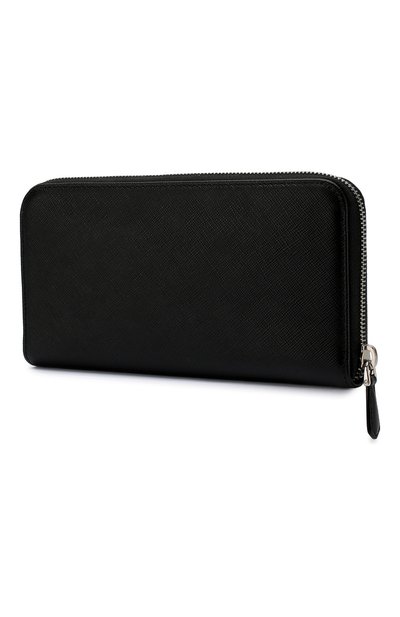 Кожаный кошелек на молнии с логотипом бренда PRADA, арт. 1ML506-2E6V-F0LN1, фото 2