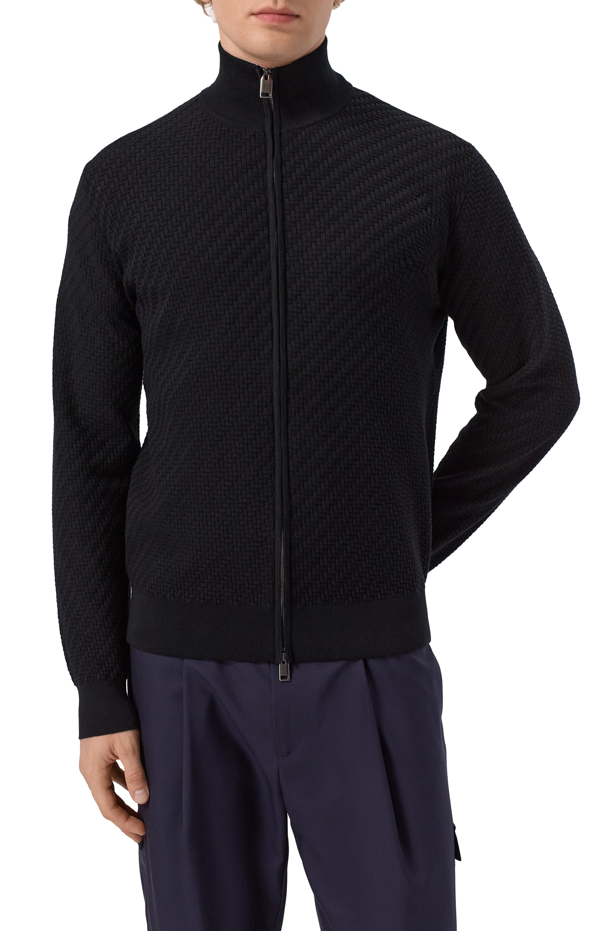 Кардиган из хлопка и шелка BRIONI, арт. UMT20L/PAK22, фото 3