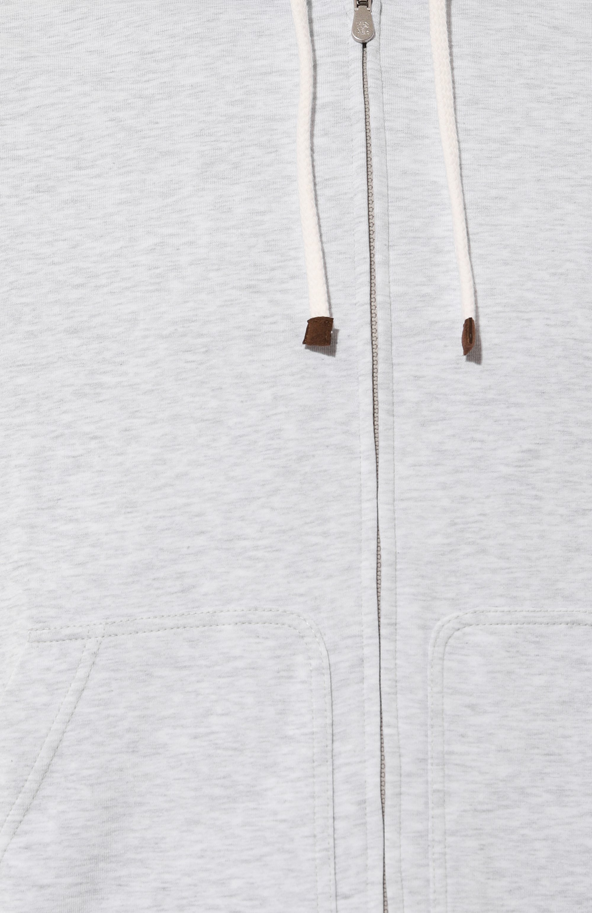 Хлопковый жилет BRUNELLO CUCINELLI светло-серого цвета по цене 84750 руб., арт. M0T35B2281, фото 5 Хлопковый жилет BRUNELLO CUCINELLI, арт. M0T35B2281, фото 5