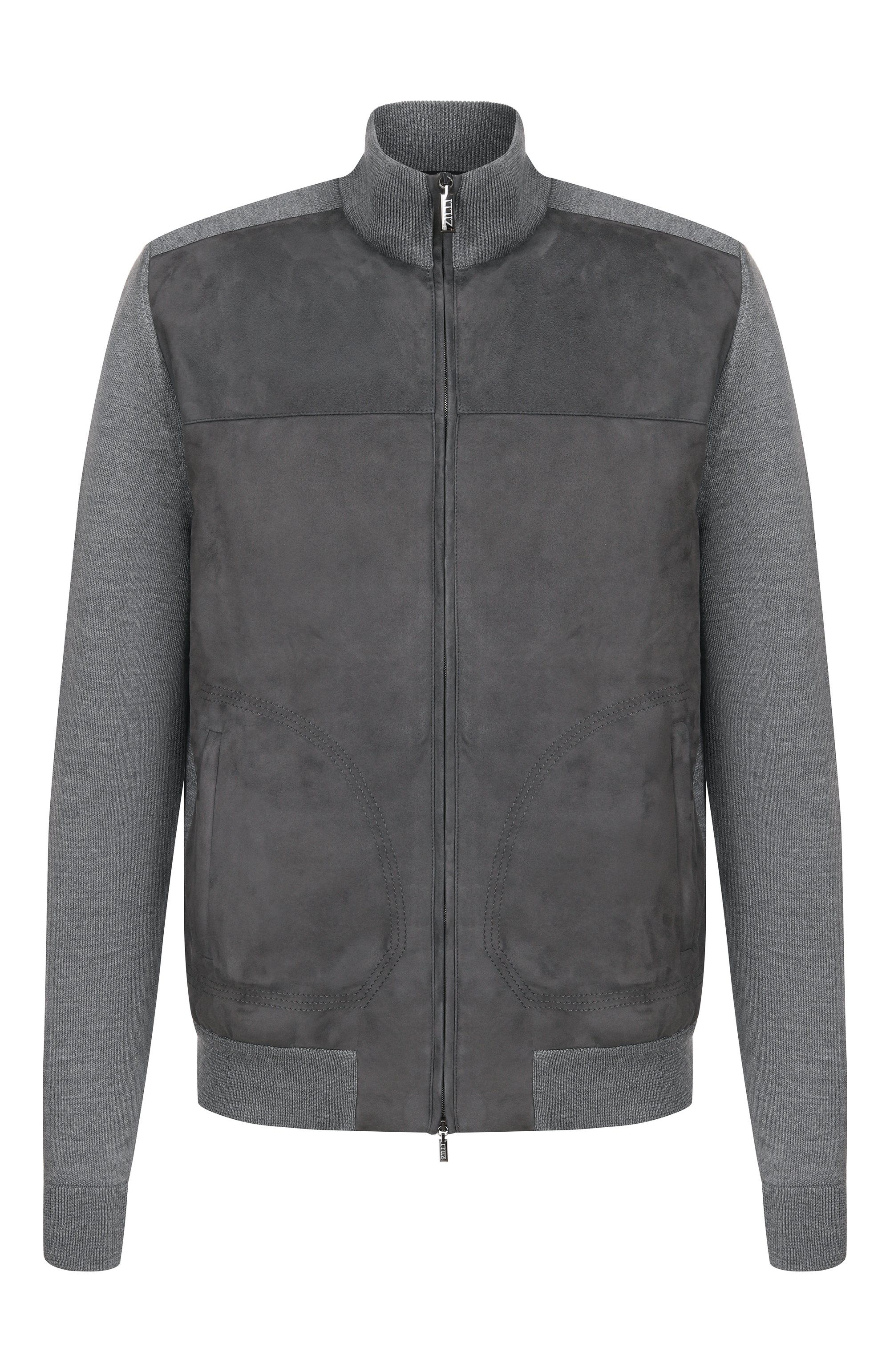 Кардиган с замшевой отделкой ZILLI, арт. KZMC01M0270VTSU00_002, фото 1