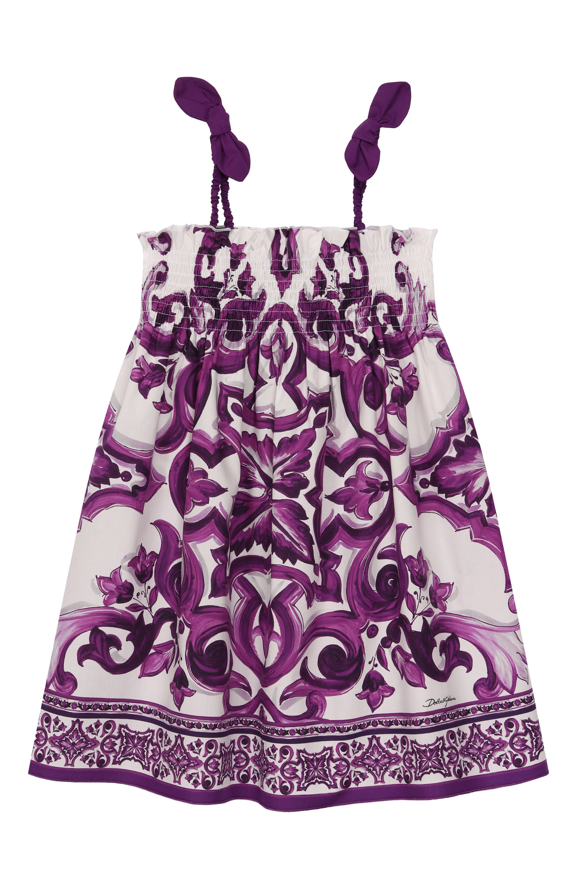 Хлопковый сарафан DOLCE & GABBANA, арт. L54DE0/HH5EN/2-6, фото 1