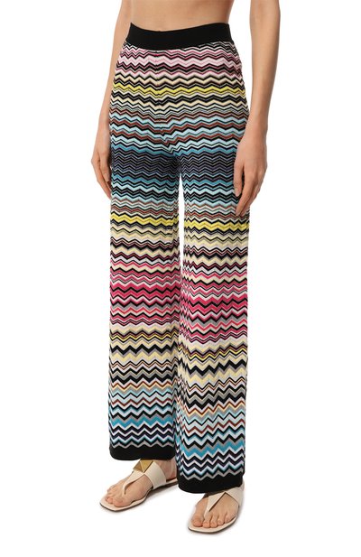 Брюки из хлопка и вискозы MISSONI, арт. DS23SI0Y-BK022H, фото 3