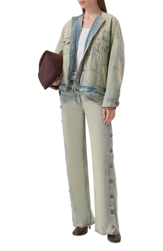 Джинсовая куртка Isabel Benenato DW51MS26 Голубой  DW51MS26 Фото 2