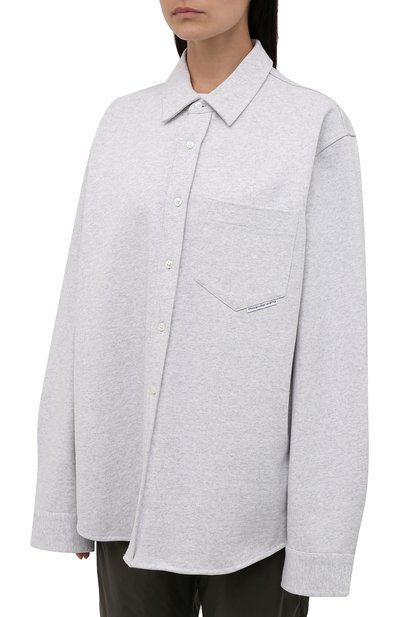 Хлопковая рубашка ALEXANDER WANG, арт. UCC3211259, фото 3
