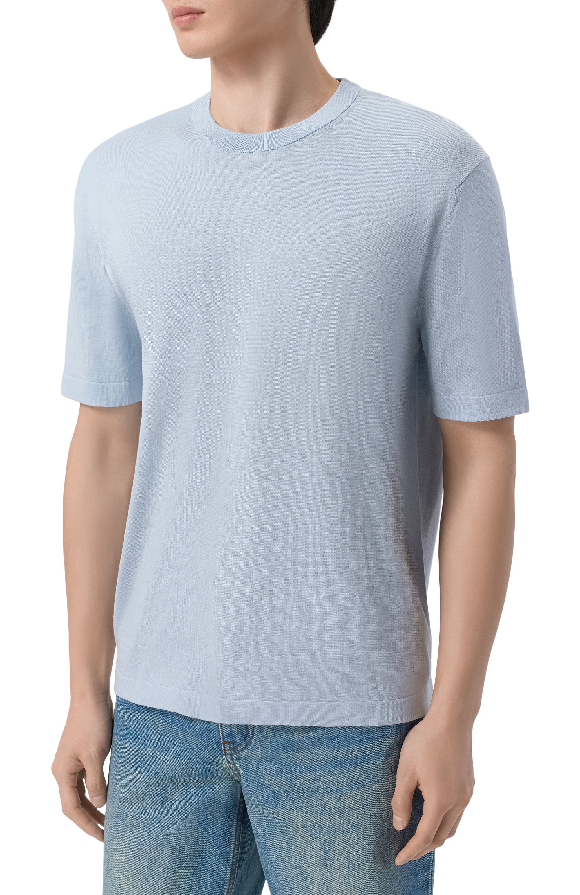 Джемпер из шелка и хлопка 12 STOREEZ, арт. 136315, фото 3