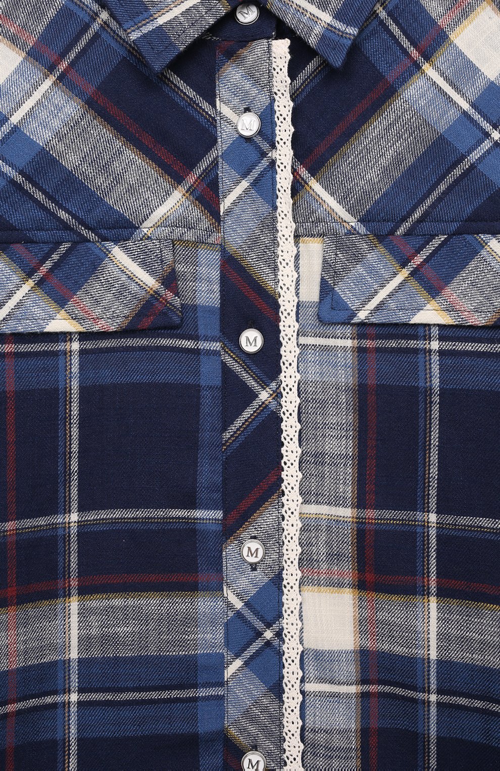 Хлопковая рубашка MONNALISA, арт. 49D301, фото 3