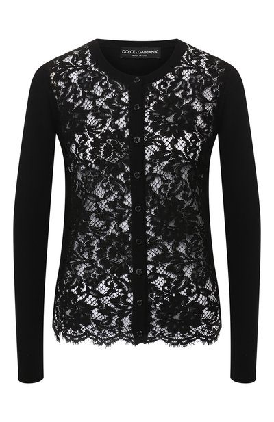 Кардиган из смеси шерсти и хлопка DOLCE & GABBANA, арт. FX359T/JAMTG, фото 1