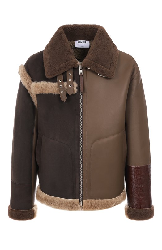 Дубленка из овчины Moschino A3902/5272 Коричневый A3902/5272