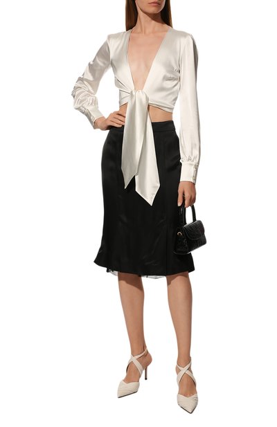 Атласная блузка PATRIZIA PEPE, арт. 2C1322_A644, фото 2